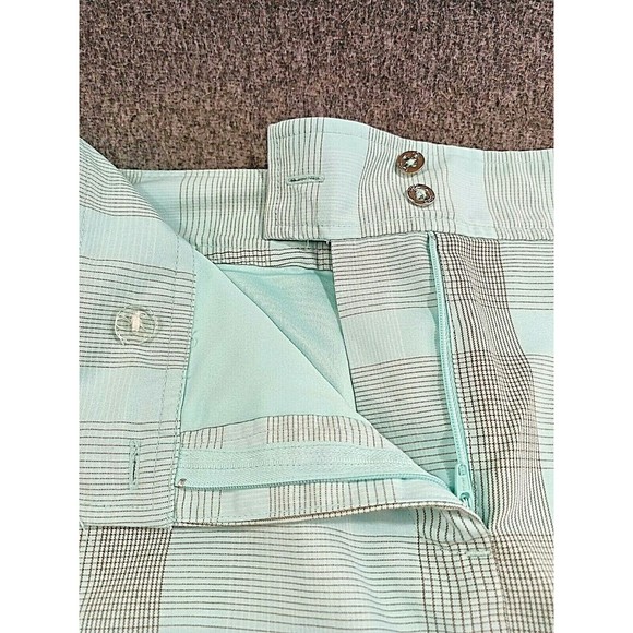 Izod XFG Cool FX Tennis Skirt Skort Mint Green Geometric Design Womens Size 14 - Picture 3 of 6